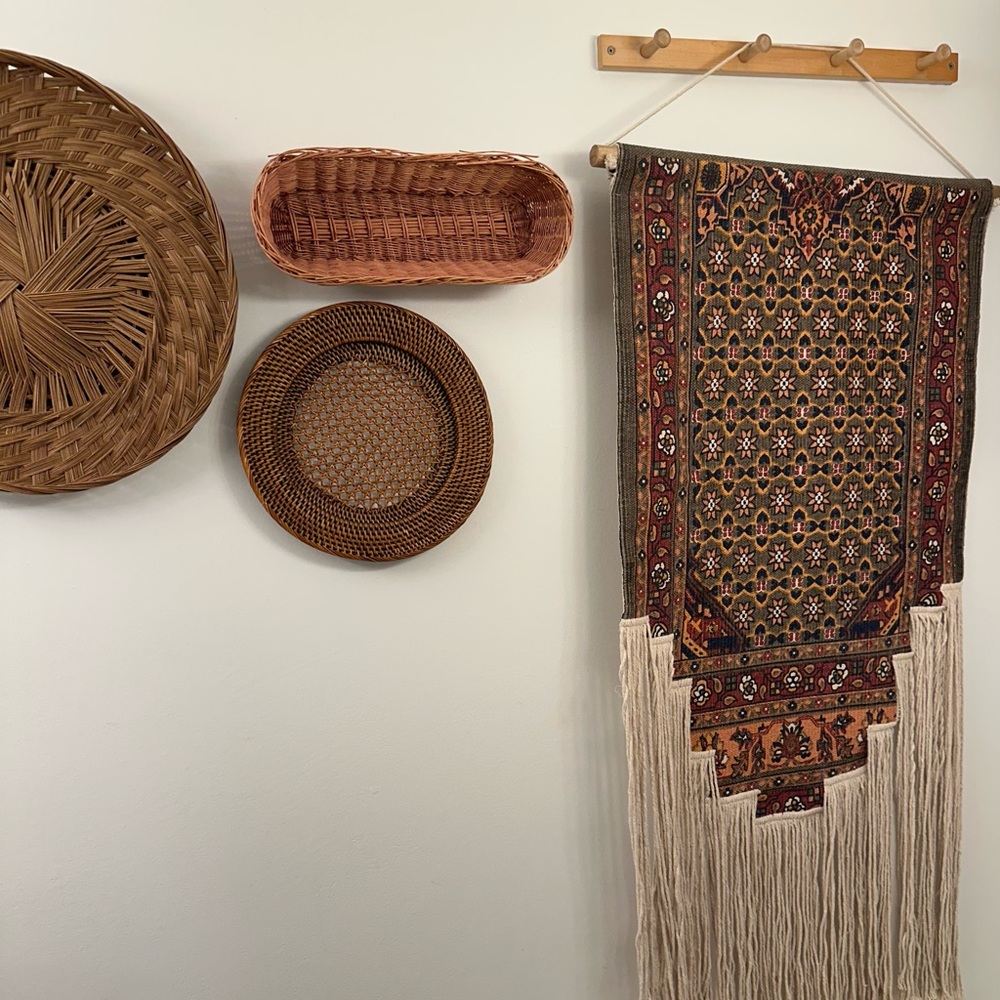 🌿 Opalhouse Woven Wall Hanging – Earthy Boho Decor in Rich Tones